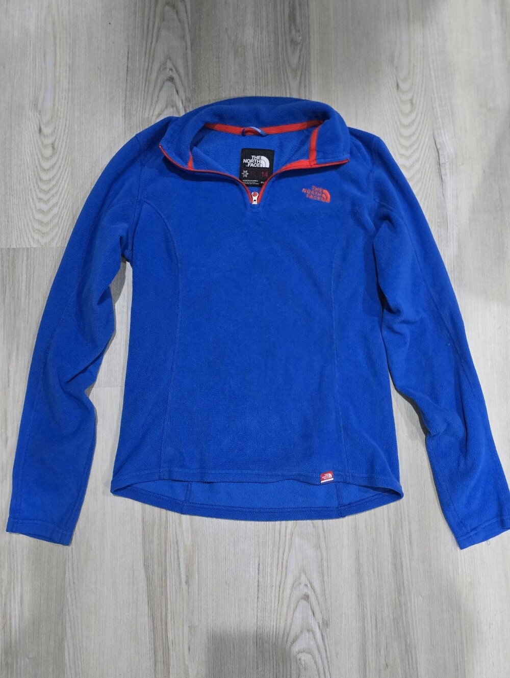 The North Face 2014 Sochi Olympics RU/14 1/4 Zip Womens Polartec Fleece Size XS
